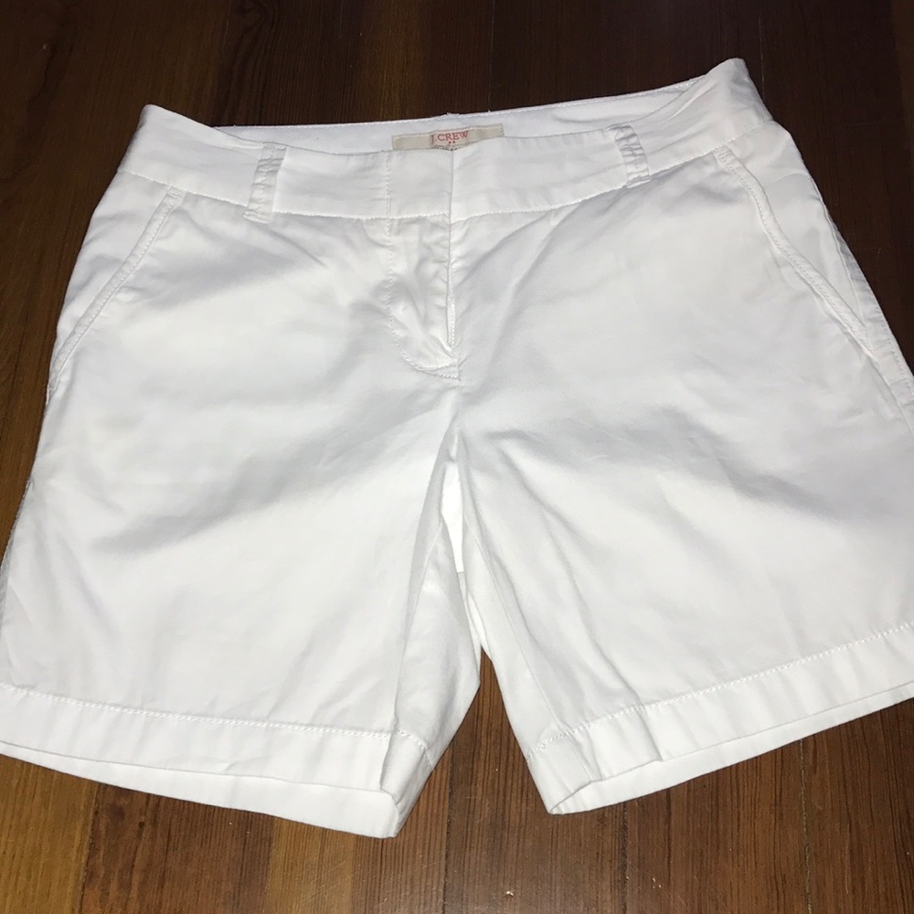 White shorts from J.crew